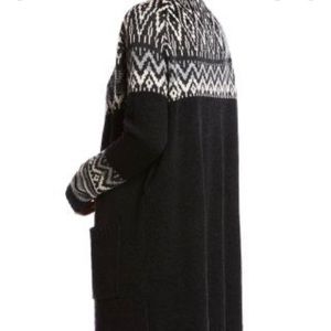 Bailey44 Adelia belted fair isle cardigan